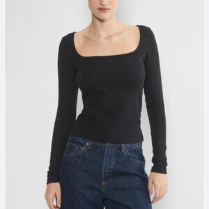 Aritzia - HomeStretch Rib Squareneck Longsleeve